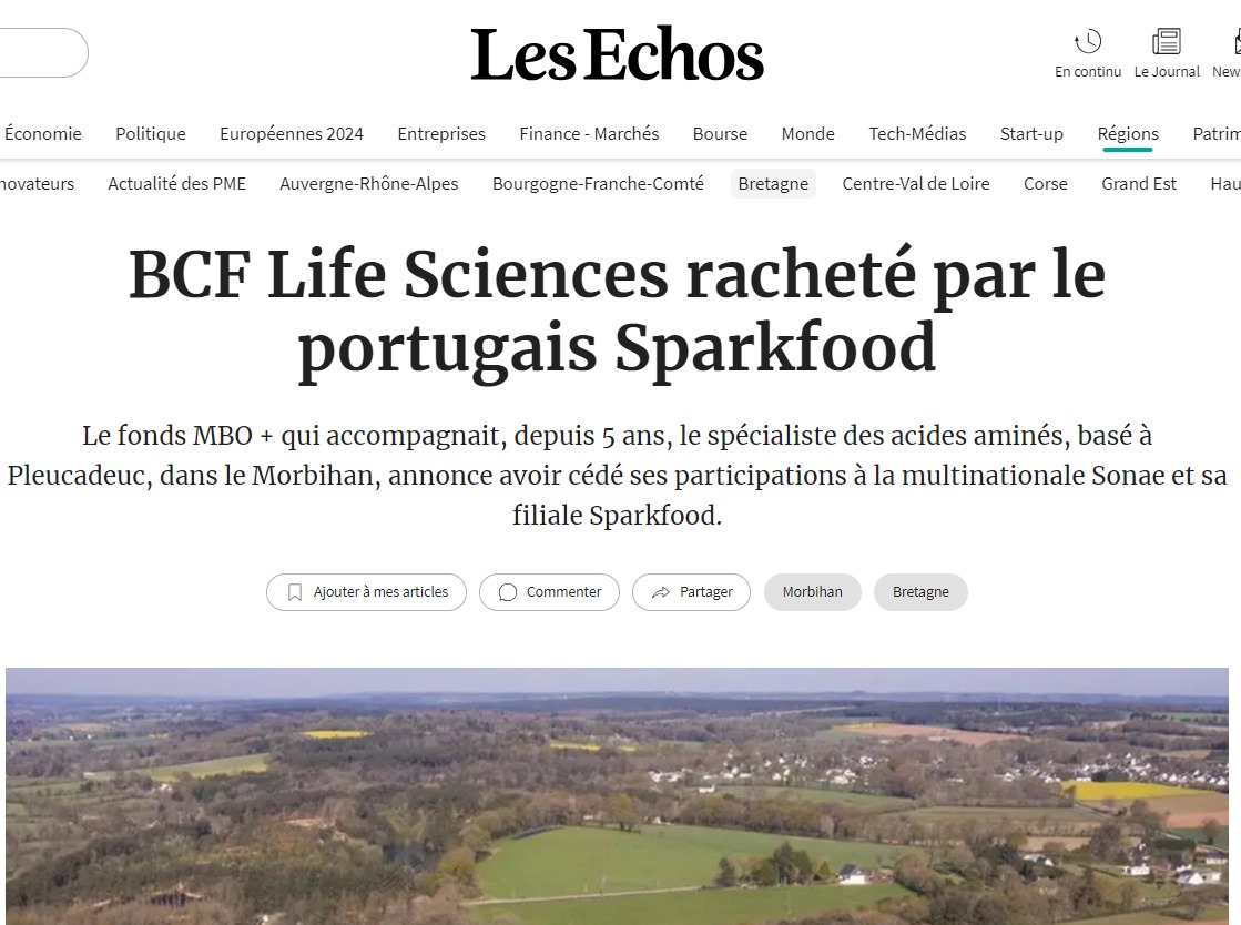 BCF Life Sciences Racheté